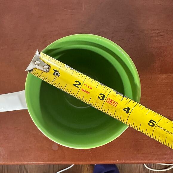 Walt Disney World 22oz Goofy Character Ceramic Coffee Mug White Green Interior - Picture 7 of 8